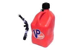 VP Racing Red Square 5 Gallon Race Fuel Jugs + Hose and Hose Bender