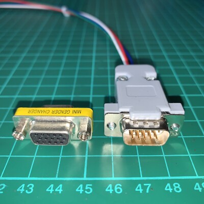 Jamma Adapter To VGA Connector RGB Signal 15khz Borne Arcade Jamma