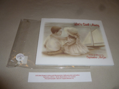 SIGNED AUTOGRAPHED LETS SAIL AWAY BOOK SEPTEMBER MCGEE JOANNE THOMPSON AUTO 