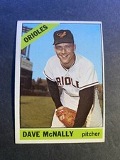 1966 Topps Baseball Dave McNally Baltimore Orioles Card #193
