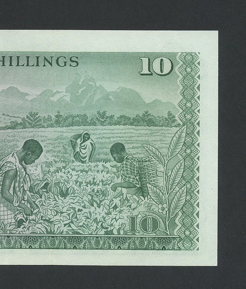 KENYA 10 shillings 1969 Krause 7a About Uncirculated World Paper Money - Image 4 of 4