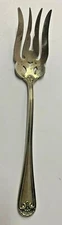 Mechanics Silver Company Watson Sterling Silver Pastry Fork Pierced 6"