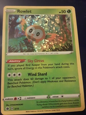 rowlet mcdonalds pokemon card - 7/25 - McDonald's 25th Anniversary Promos [PROMO] The item available is listed in the Title Rowlet 1/12 Mcdonalds Promo Holo