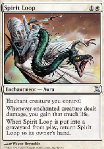 Tarjetas SPIRIT LOOP Time Spiral Magic the Gathering Magic the Gathering DJMagic - Imagen 1 de 1