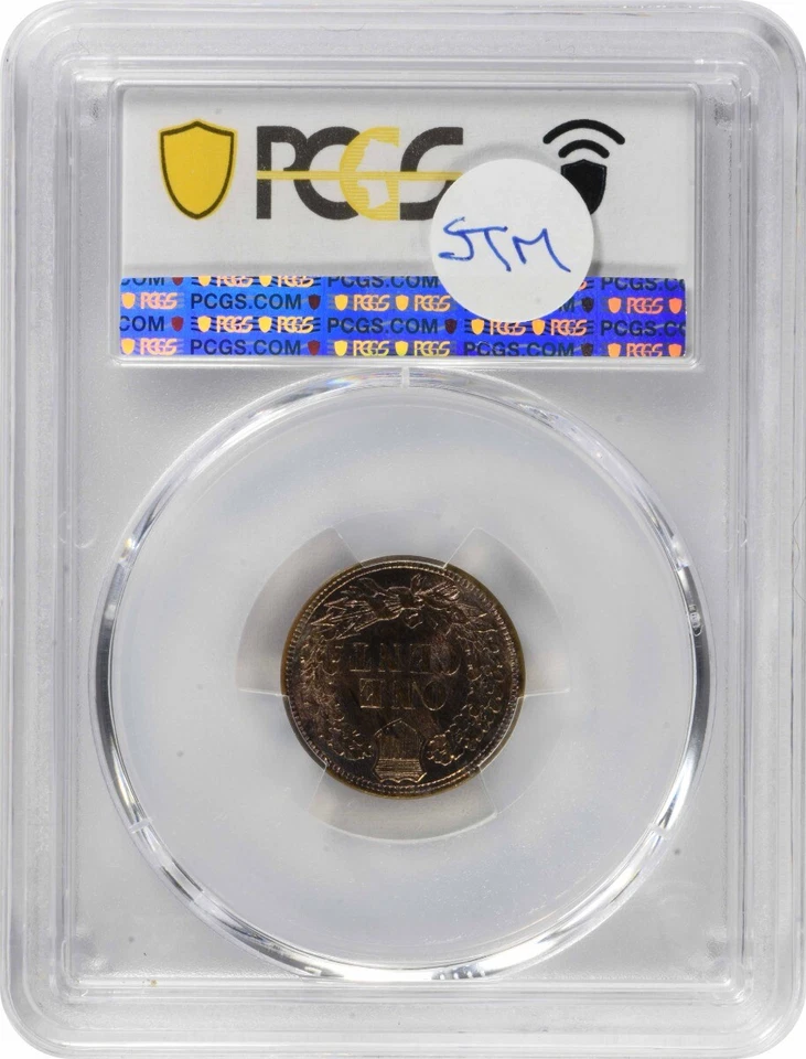 1907 Indian Cent MS65BN PCGS - Image 2 of 4