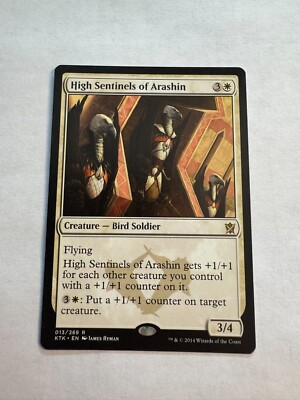 High Sentinels of Arashin Khans of Tarkir MTG Magic LP/MP