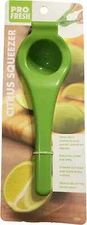 Pro Fresh Citrus Lemon Lime Squeezer 8" Green Home Bar Essential Tool