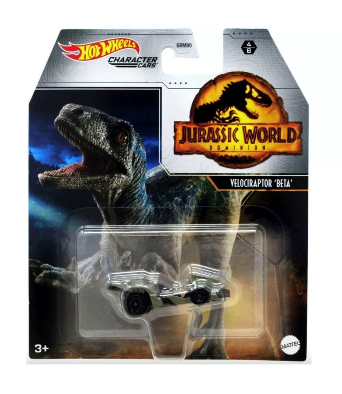 Hot Wheels Jurassic World Dominion Velociraptor Beta 4/6 Mattel [HW1605]