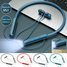 New ListingBluetooth Earphone Neckband Earbud Led Headset For Samsung Galaxy S21/S20 Fe 5G