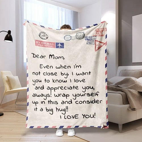 Blanket for Mom Gifts from Daughter Son Birthday Gifts for Mom Mother's Day Gift
