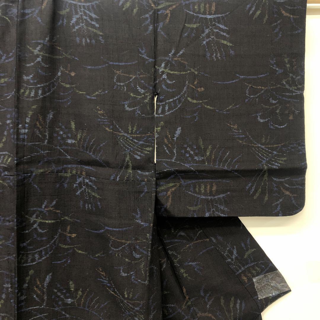 JAPANESE KIMONO TSUMUGI PURE SILK VINTAGE ANTIQUE Z5754 | eBay