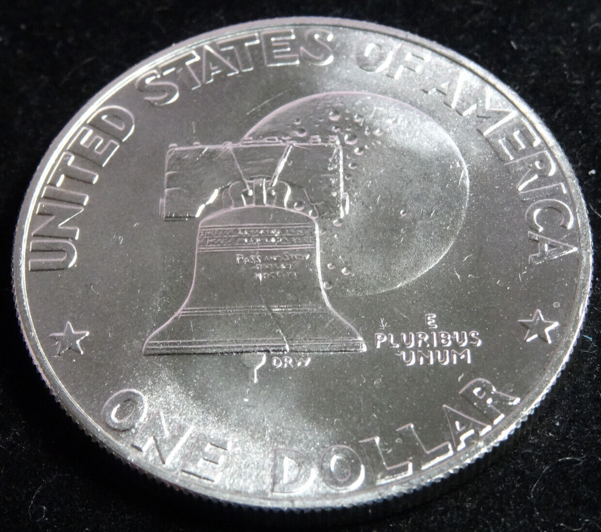 1976-S Eisenhower Silver Dollar Uncirculated BU 40% $1