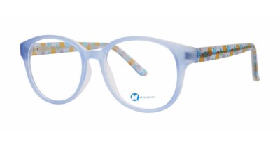BRAND NEW MODERN OPTICAL BEHAVE BLUE FROST  AUTHENTIC EYEGLASSES RX 46-15-130 MM