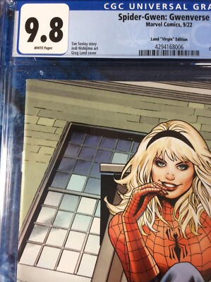 Spider-GWEN #4 GCG 9.8 GREG LAND VIRGIN, MARVEL COMICS | eBay