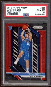 Luka Doncic Ruby Wave Prizm Psa 10 for sale | eBay