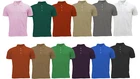 Mens T Shirts Pique Polo Shirt Plain Polycotton T-Shirts Tops Multi-Color XS-6XL