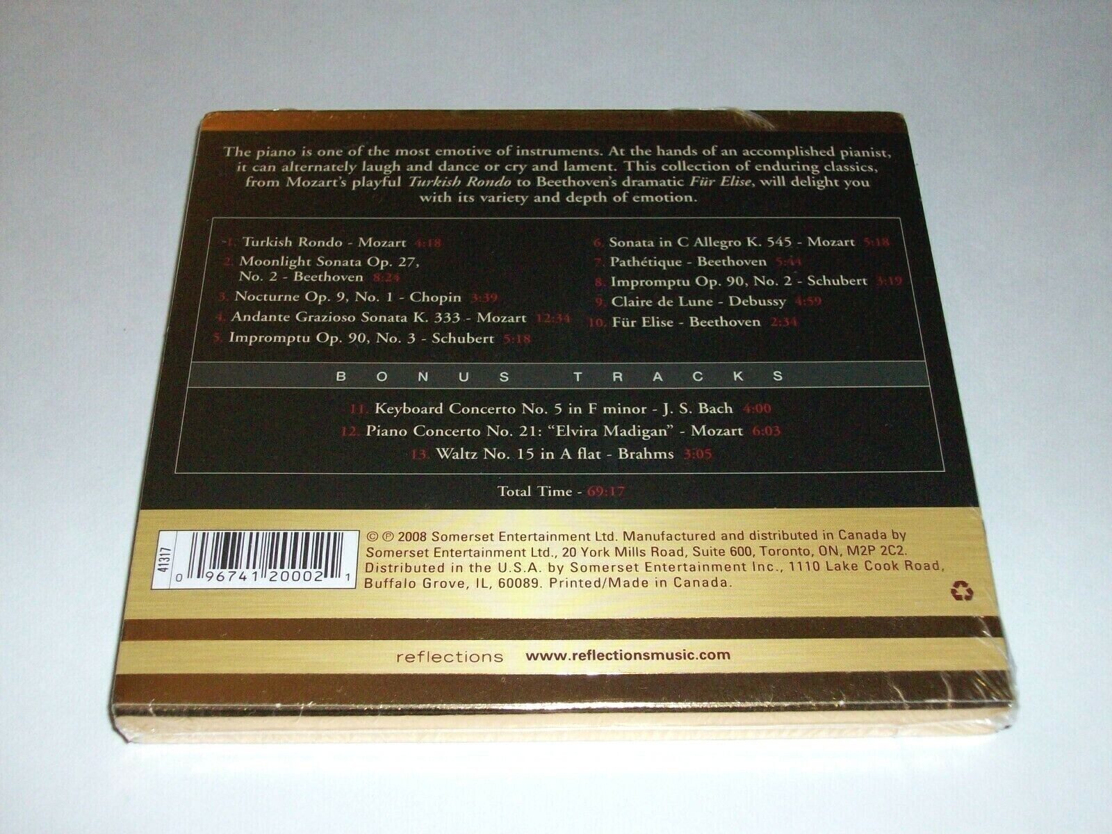 Piano Classics - Aubrey Hilliard - The Golden Collection CD - NEW SEALED