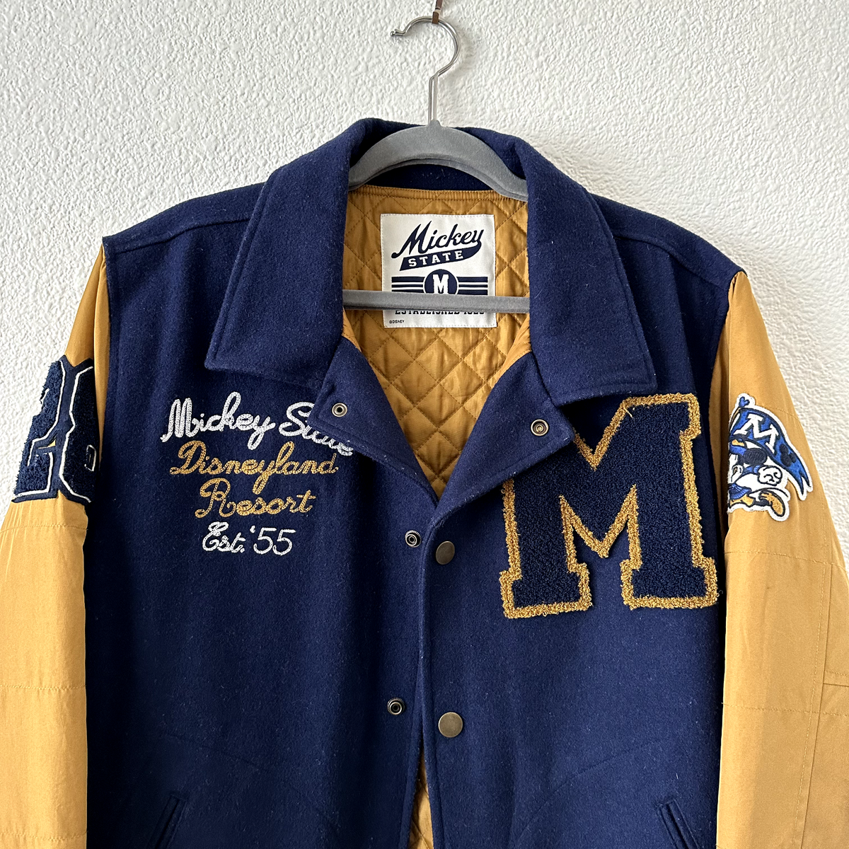 Mickey Mouse Glee Letterman Jacket Forever 21 Mickey Mouse Denim - Main Image