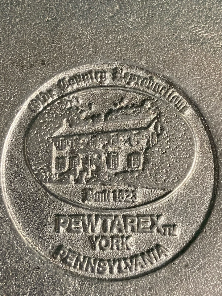 Bandeja de golf de peltre en relieve Pewtarex Tee Time Old Country Reproductions York PA Foto 4 de 4