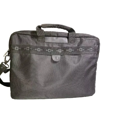 Bolsa carteiro Swiss Gear SA8733 preta/vermelha RSA amigável ScanSmart laptop - Imagem 2 de 4