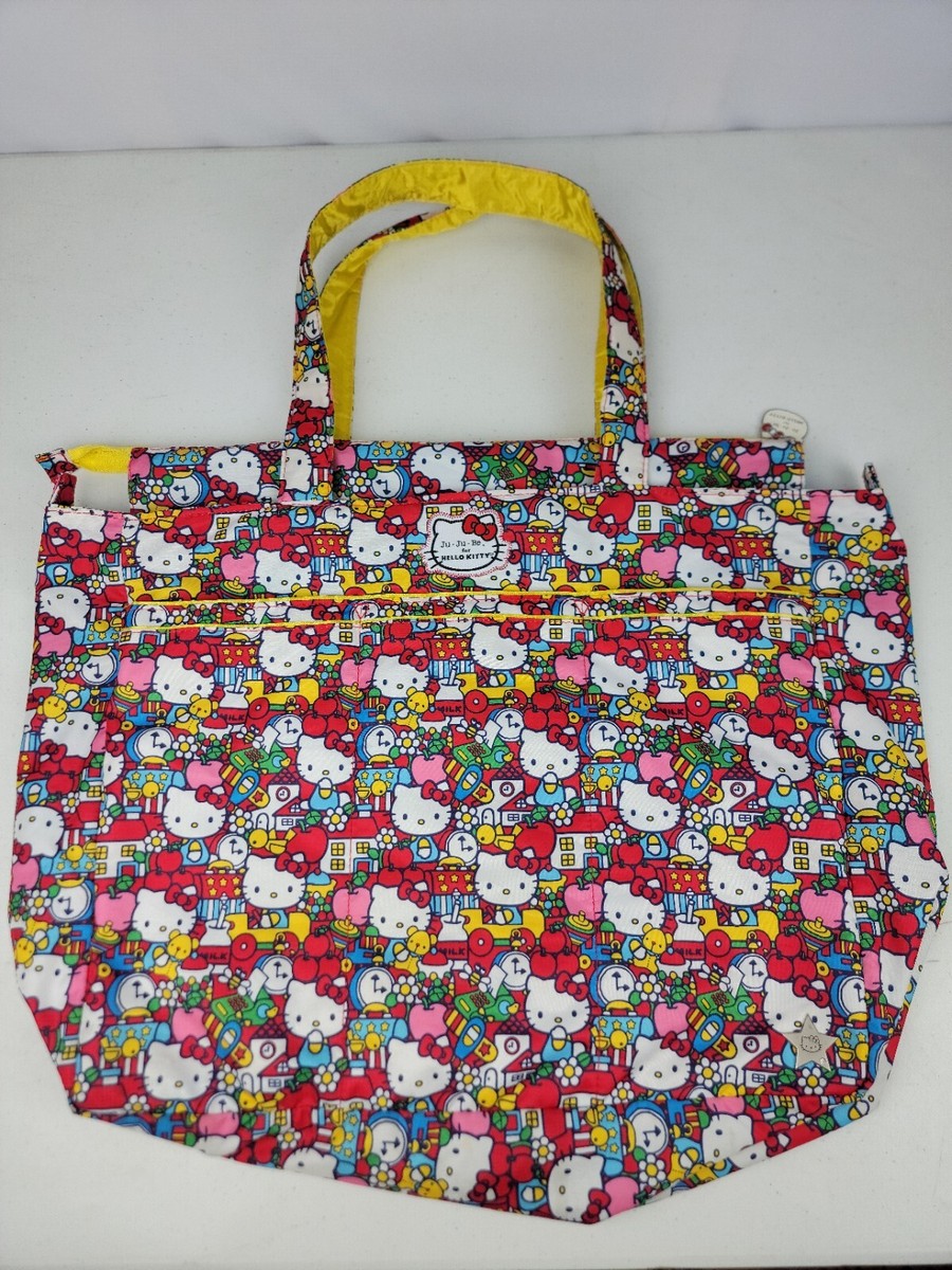 【新品】JuJuBe for hello kitty(luky star) JuJuBe Hello Kitty Super Be - Peek A Bow Diaper Bag