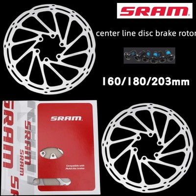 Road MTB Bike Hydraulic Brake Rotors 160mm 180mm 203mm Centerline Brake Rotors