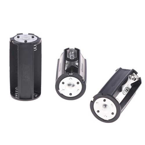 3Pcs 3x AA to D Size Battery Adapter Converter Holder Case Box# F2 - Photo 1 sur 8