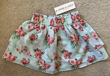 Janie And Jack Floral Tiered Ruffle Skirt Baby Girl 12 - 18 Months 42 NWT