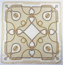 Authentique foulard vintage  " Must de Cartier "