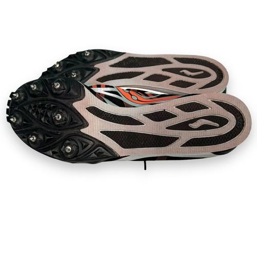 Zapatos Saucony Velocity de atletismo para hombre con clavos naranja plateado talla: 13 - Imagen 7 de 8