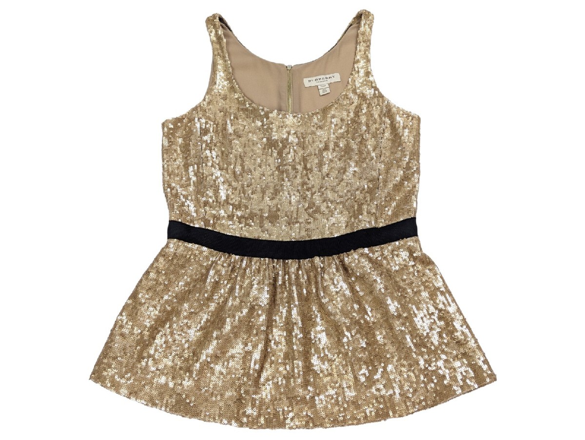 burberry gold dress Burberry Sequin Dress main image 0