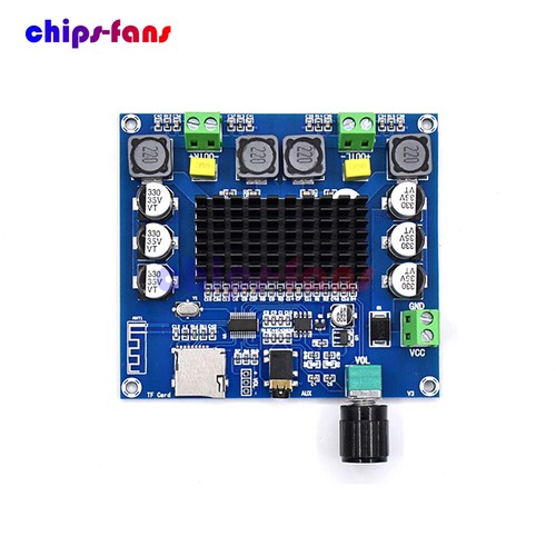 AUX Bluetooth 5.0 TPA3116D2 Digital Power Amplifier Board 2.1 Channel 2*50W+100W - Picture 36 of 40