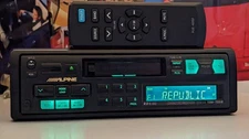 ALPINE TDM-7531R Cassette Player In Dash Radio RDS CD Changer Controls 4x 25W