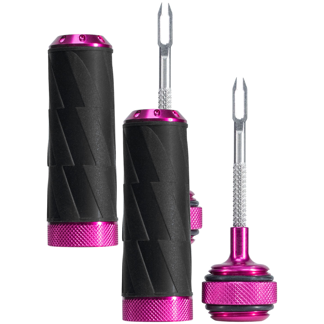 Muc-Off Pink Tubeless Repair Capsule Bundle Lightweight Aluminum 2-in-1 Tool 10490₽
