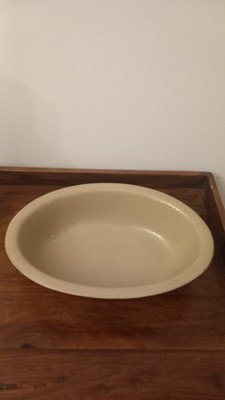 Vintage Pearsons Chesterfield ovaler Bräter Servierteller glasiert ofenfest 32 cm