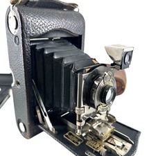Vintage 1927 No. 3A Autographic Kodak Folding Camera w/ Case Collectible