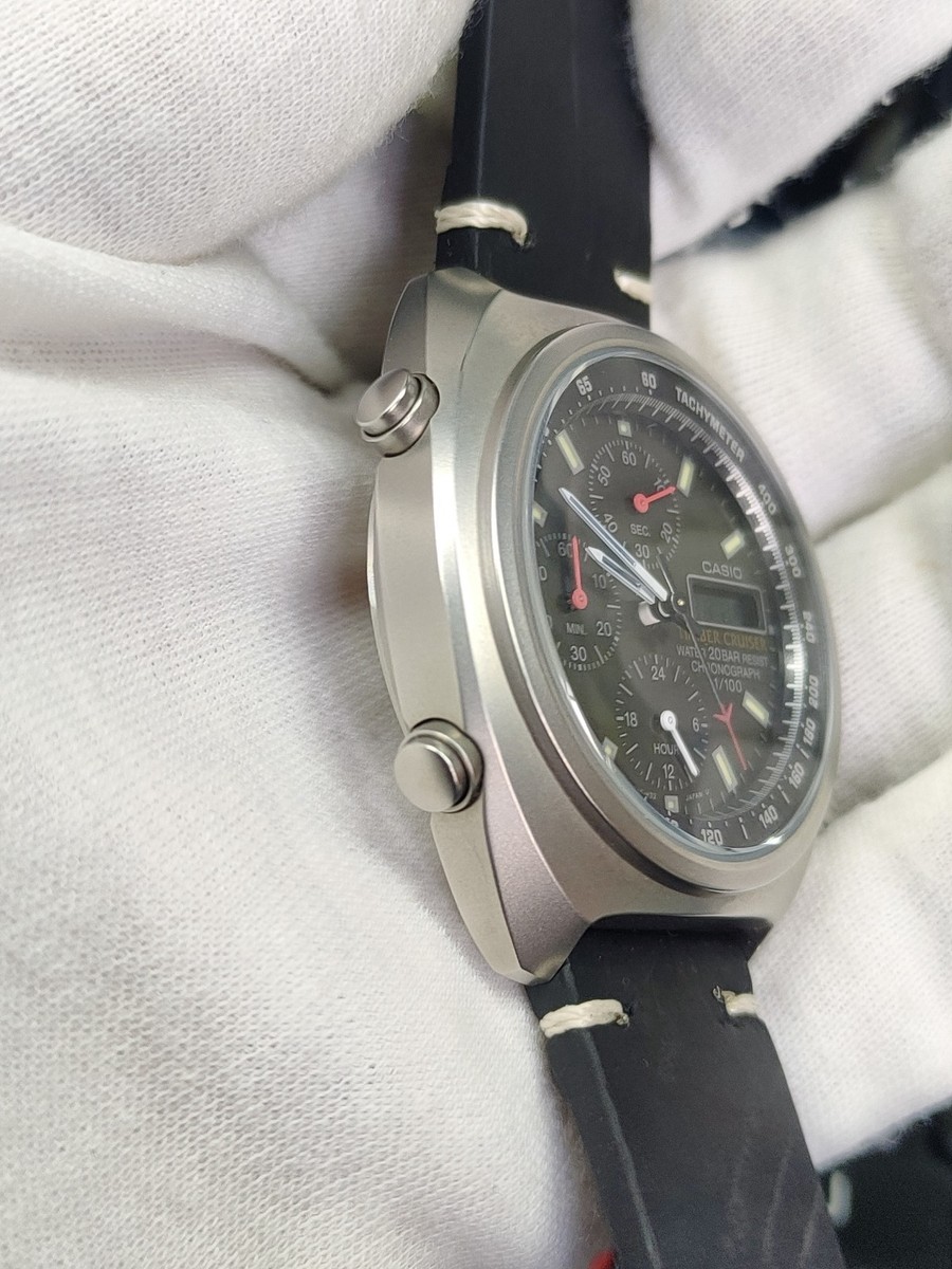 CASIO TIC-100 TIMBER CRUISER デジタルとアナログ時計 RARE Vintage Casio Digital Watch Timber Cruiser 1325 Tic-100