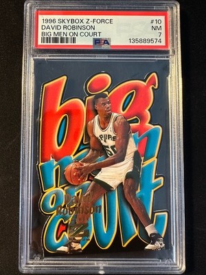 1996-97 Z Force Big Men On Court 1:2560 Card Ratio David Robinson Pop 18 / 47^