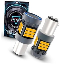 1157 LED Bulb Yellow With Built in Resistor 1157NA Turn Signal 1157/2357 Amber