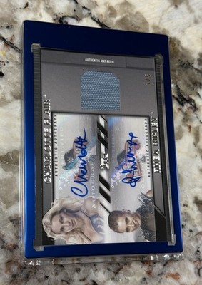 2021 Topps WWE Undisputed - Match-Up Dual Relic Autographs Charlotte, Rhea...