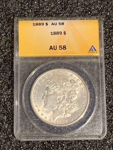 1889 Morgan Dollar - ANACS AU58