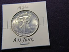 1934 Walking liberty half in A.U. / UNC condition