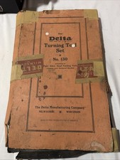 Delta-Rockwell No.130 Set Of 7 Wood Turning Lathe Chisel Tools-Made In USA