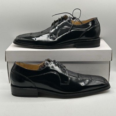 NEW Steve Harvey Men s Black Crocodile Dress Shoe SZ 9
