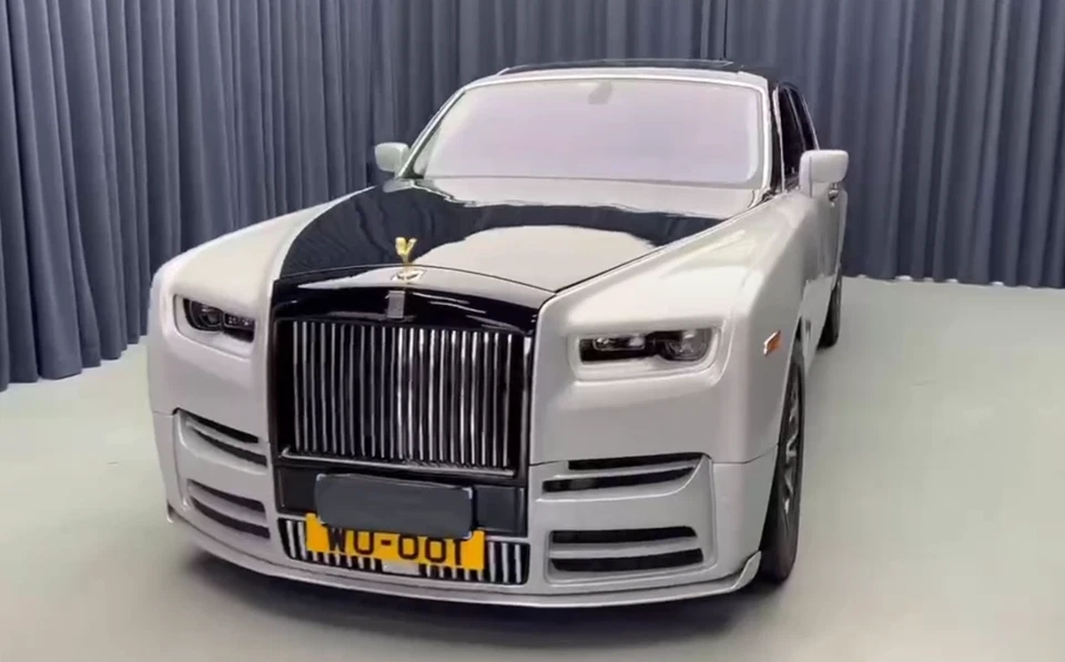 MS Carbon Body Kit Bumper Fender Spoiler Light Side Skirt Rolls Royce Phantom - Image 3 of 4
