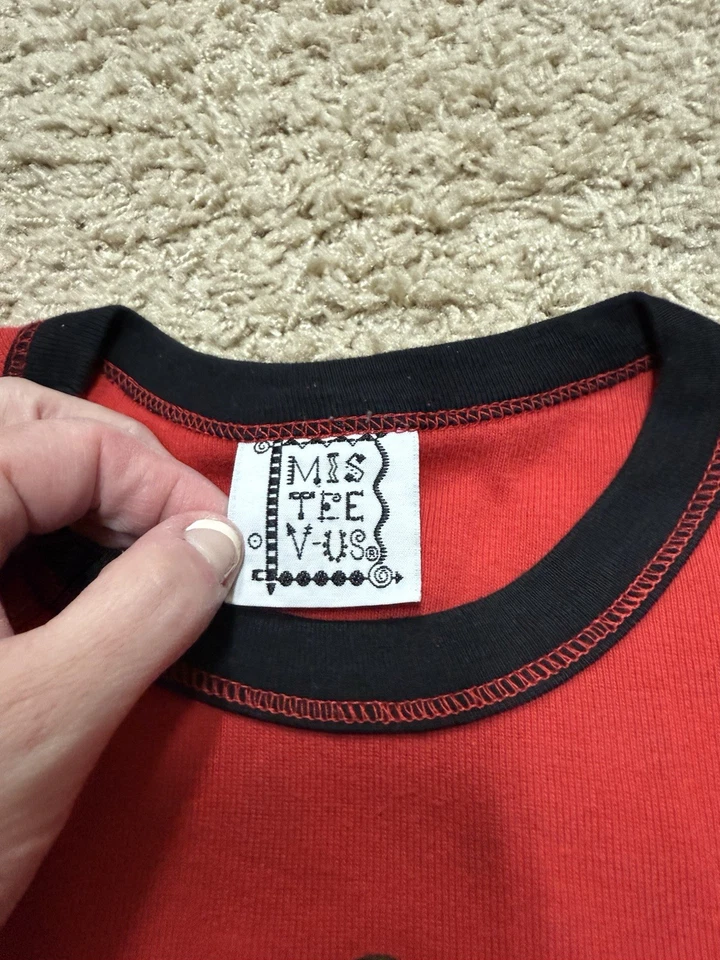 Conjunto Navidad Vintage Niños Mis Tee V US Talla 6/7 Foto 2 de 3