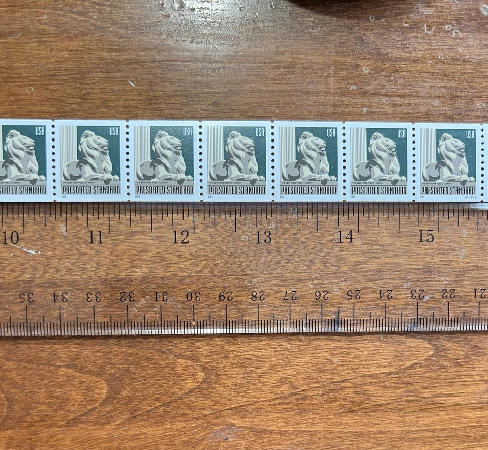 US Stamp Scott #3769, NY Public Library 2003 (PNC25)  10¢ MNH, P#1111 - Image 4 of 4