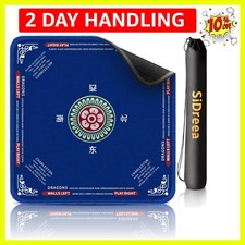 Mahjong Mat, 32.4 32.4 Inch Noise Reduction Anti-Slip Mahjong Mat for Table, ...