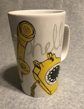 Starbucks 2015 Hello Rotary Telephone Phone Coffee Mug Cup 16 Oz
