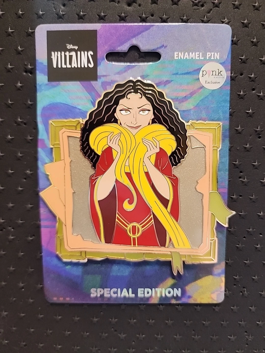 Disney Pink a la Mode PALM Villains Spellbook Mother Gothel Tangled LE 200 Pin